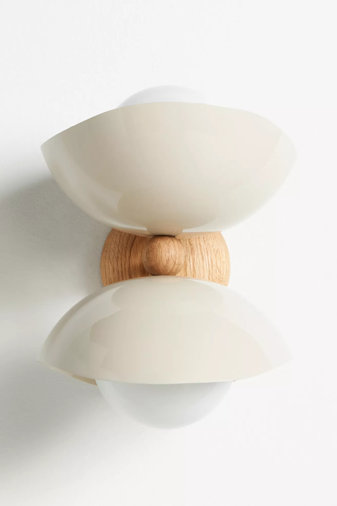 Emile Chrome Double Sconce Wall Light - thumbnail 3