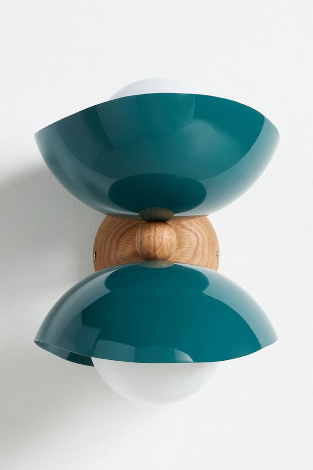 Emile Chrome Double Sconce Wall Light #2