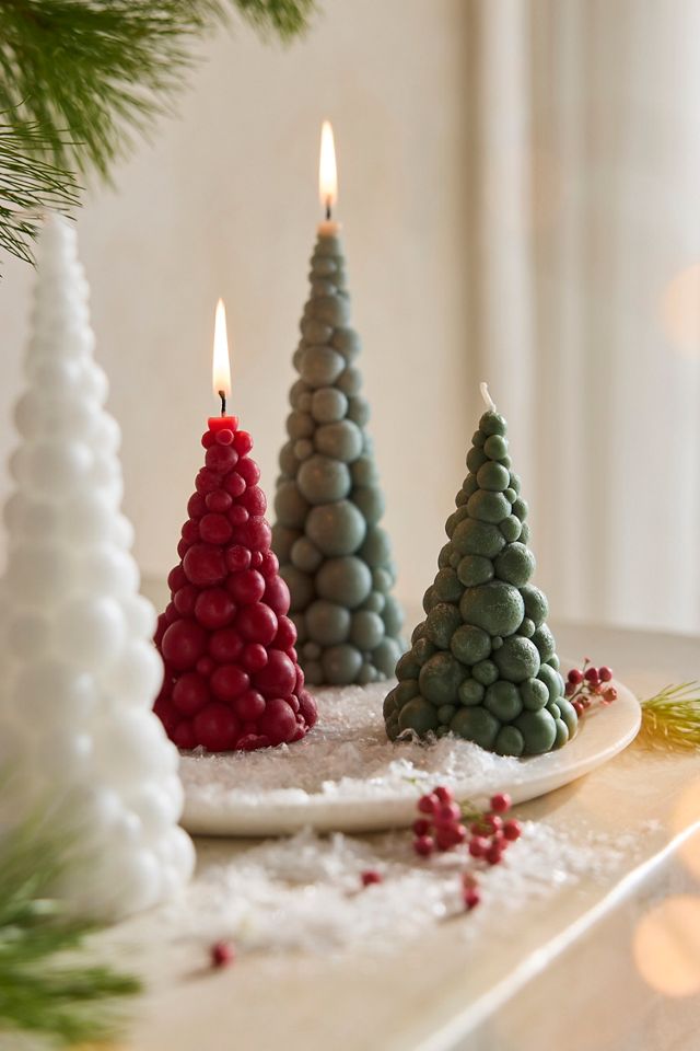 Winter Tree Candle #1