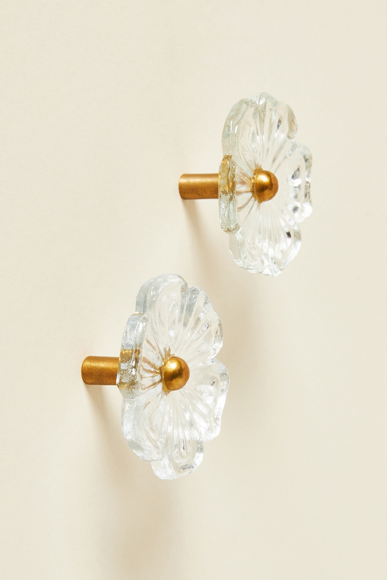 Raisa Glass Knobs, Set of 2