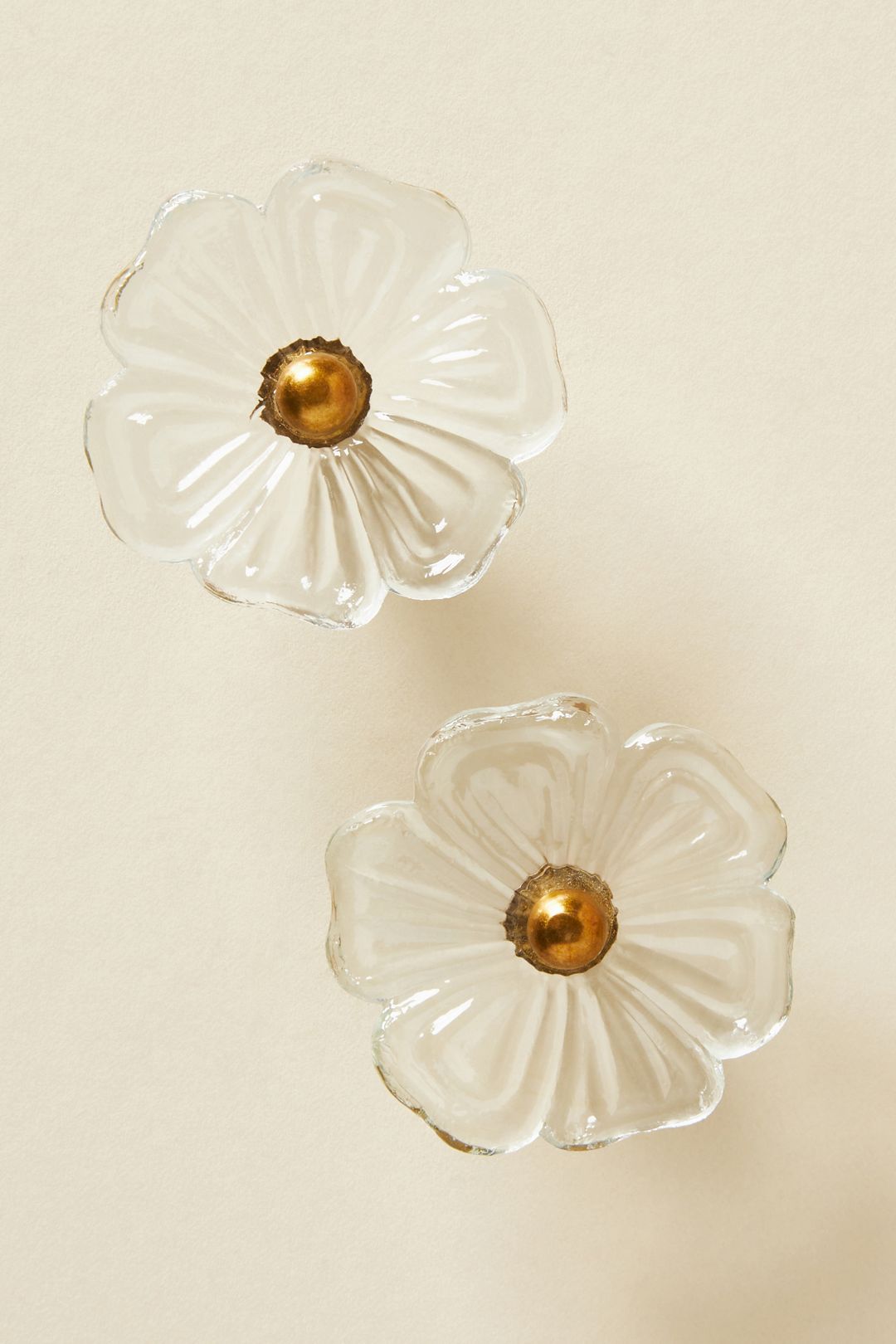 Raisa Glass Knobs, Set of 2 - Bronze, Set Of 2