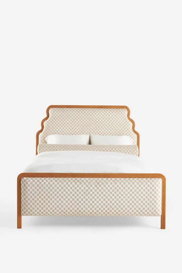 Pim Carmine Jacquard Bed #1