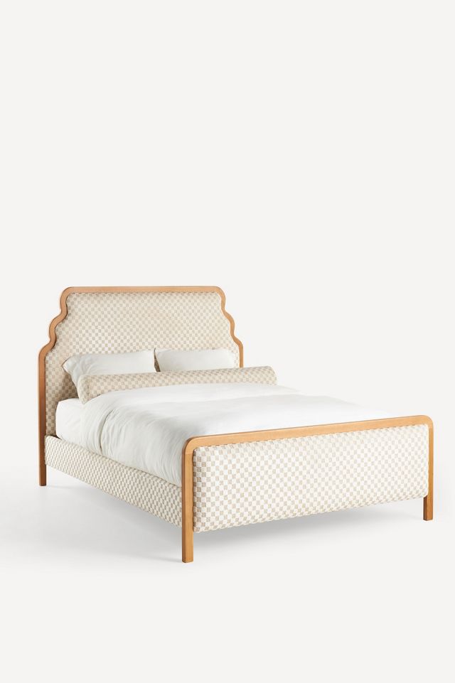 Pim Carmine Jacquard Bed #2