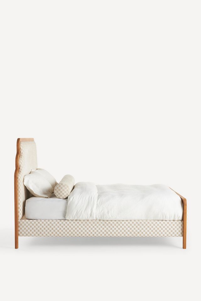 Pim Carmine Jacquard Bed #3
