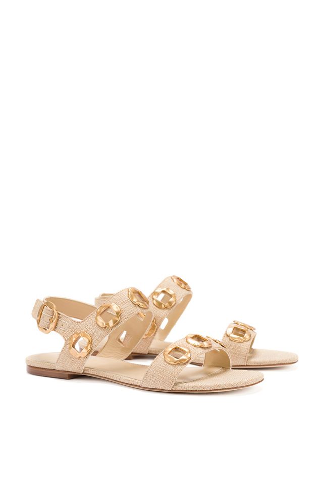 Larroudé Milan Flat Sandal #1