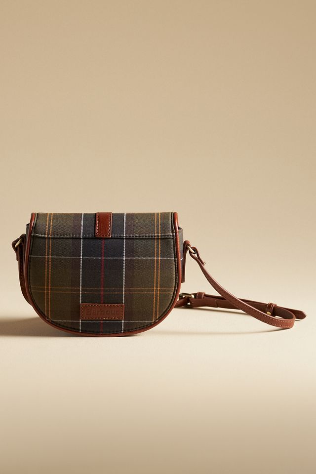 Barbour Katrine Tartan Leather Saddle Bag | Anthropologie