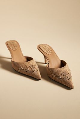 セール! Jeffrey Campbell Cyrus Bow Mules Jeffrey Campbell Cyrus Velvet Bow Mules | Anthropologie