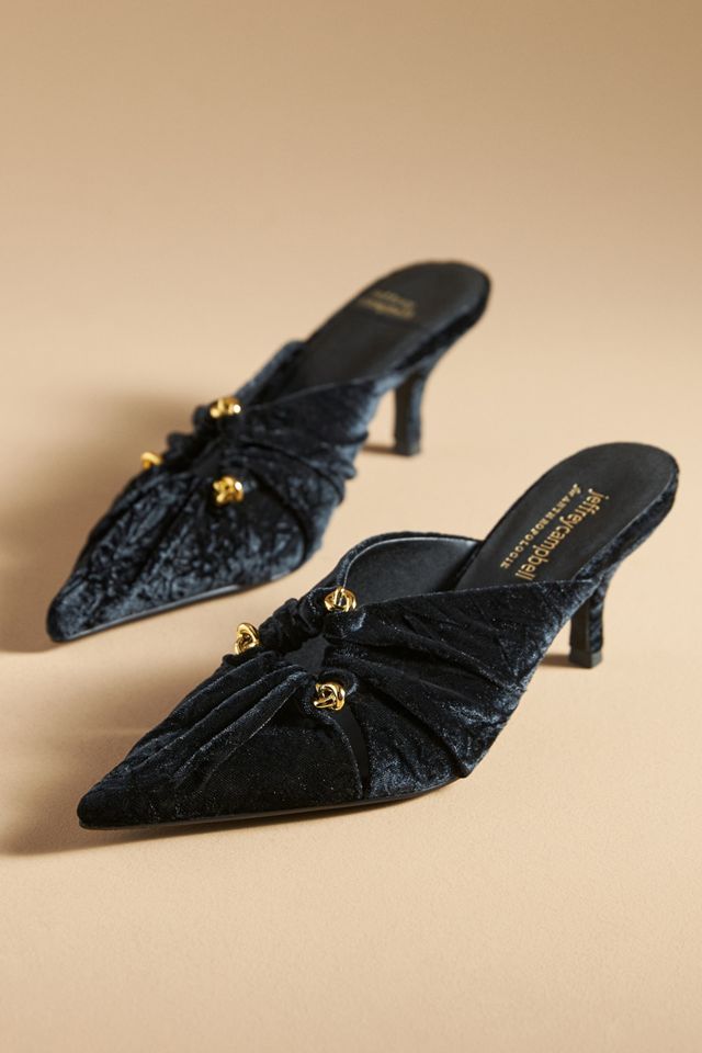 Jeffrey Campbell Velvet Mule Heels #3