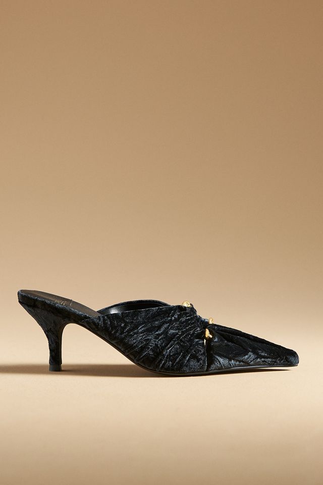 Jeffrey Campbell Velvet Mule Heels #2