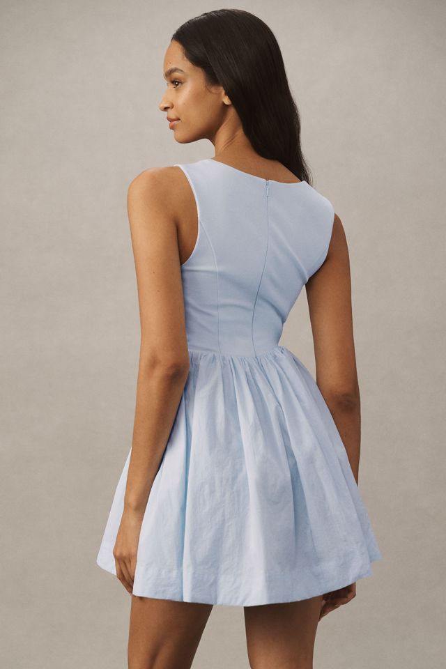 BHLDN Jemma Scoop-Neck Fit & Flare Mini Dress
 #4