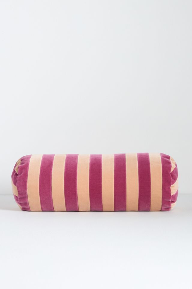 Christina Lundsteen Stripe Bolster Cushion Pillow | AnthroLiving