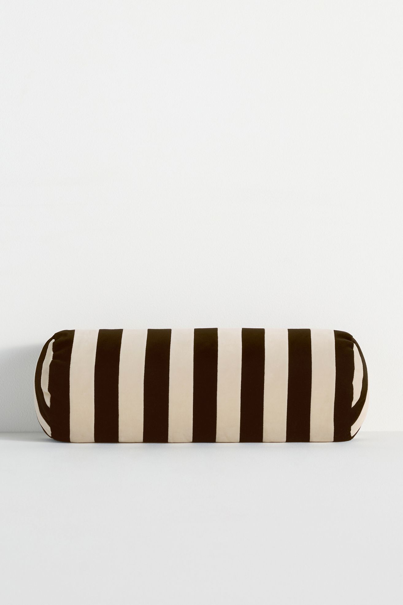 Christina Lundsteen Stripe Bolster Cushion Pillow - Sierra/Dusty White, One Size