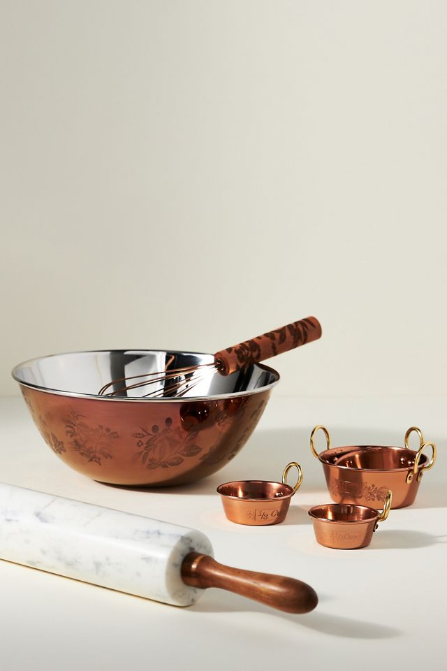 Foliage Copper-Plated Stainless Steel Pitcher #1