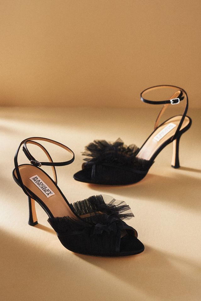 Badgley Mischka Aisha Peep-Toe Stiletto Heels #1