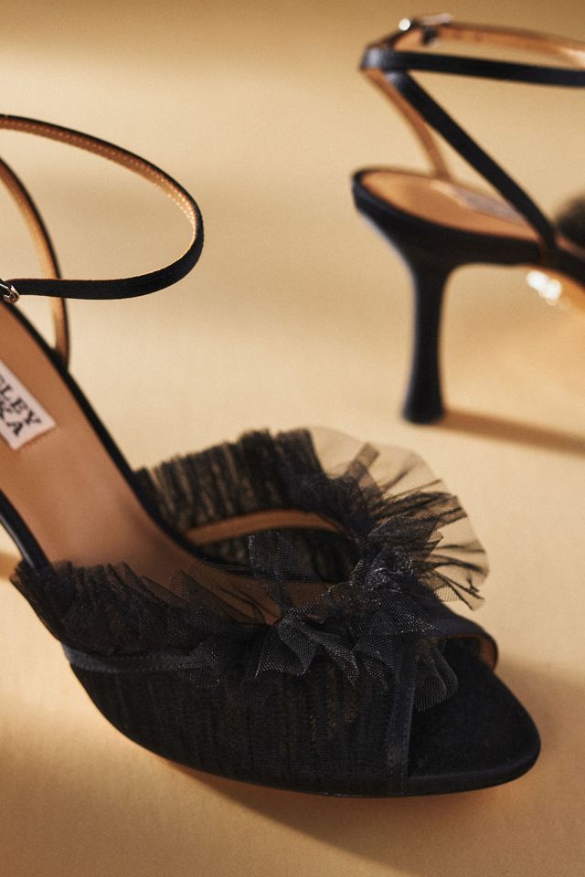 Badgley Mischka Aisha Peep-Toe Stiletto Heels #2