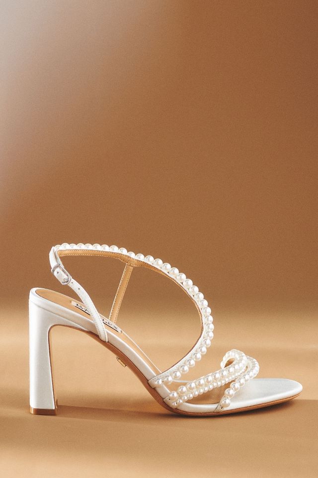 Pearl strap heels best sale