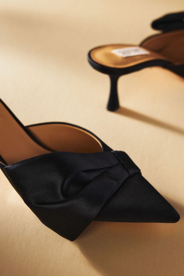 Badgley Mischka Alaya Pointed-Toe Kitten-Heel Mules #2