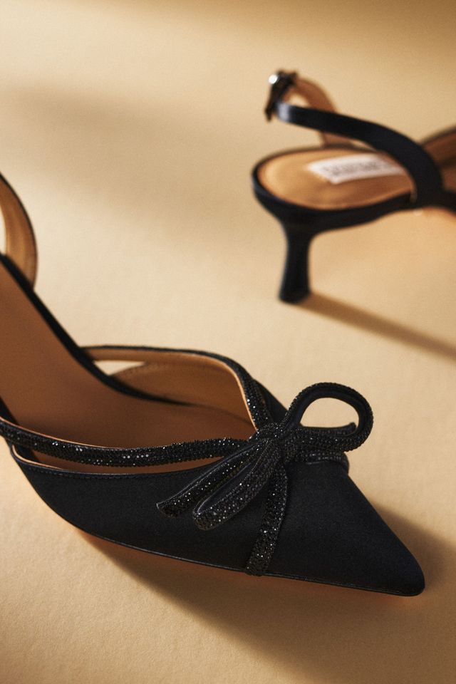 Badgley Mischka Angelina Slingback Kitten Heels #2