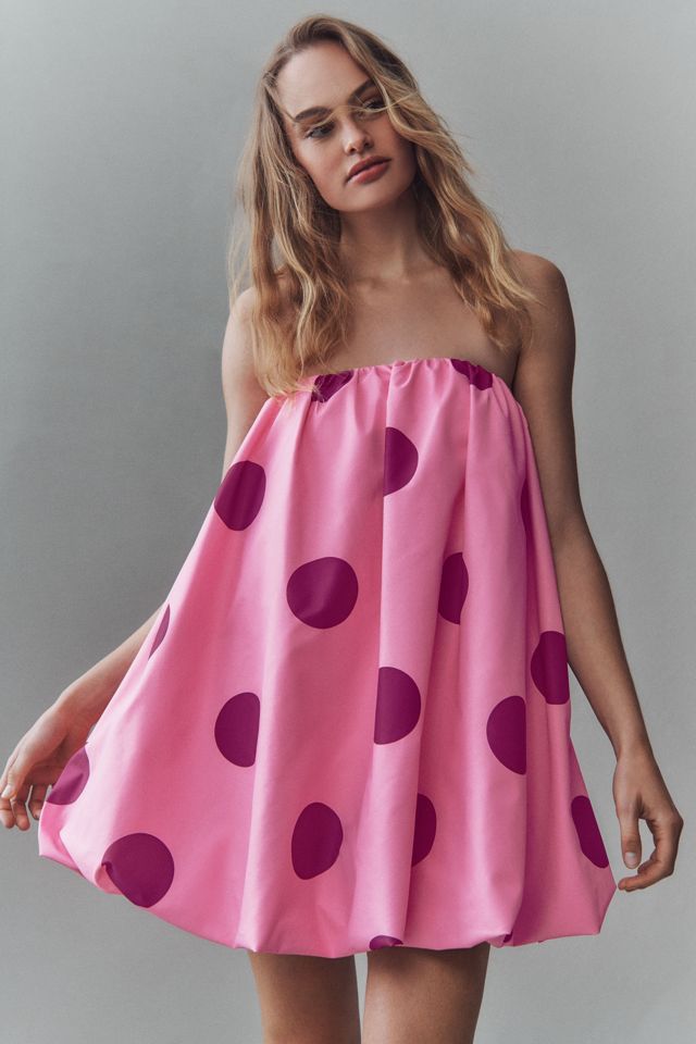 ワンピース [OURSAALTY] Bubble Dot Mini Dress polka_dress2.png?v=1744428529&