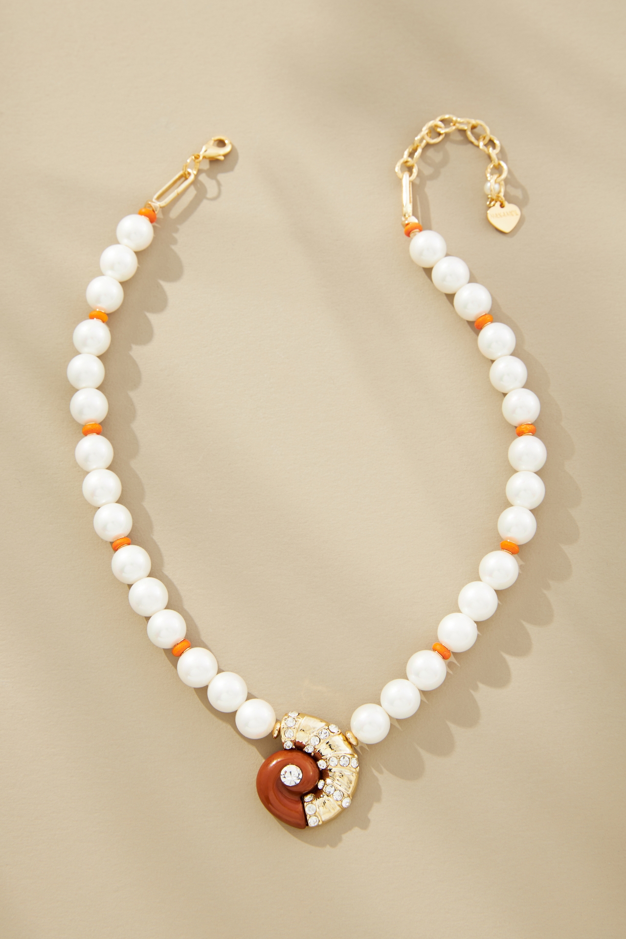 Pearl Conch Shell Necklace