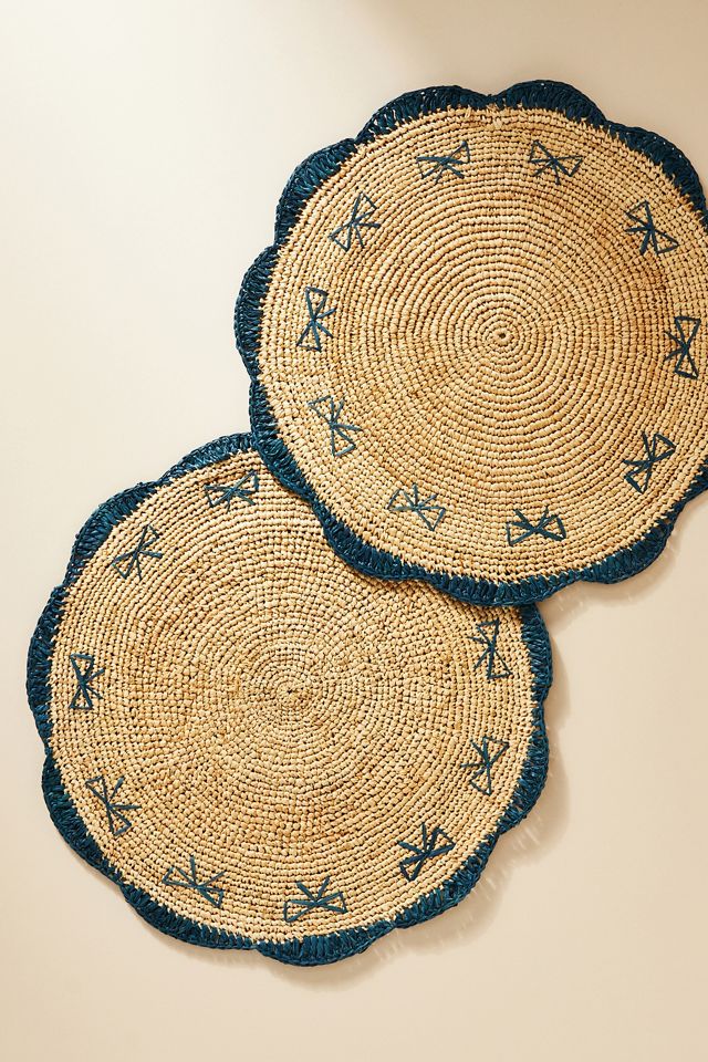 Handwoven Bow Placemat #1