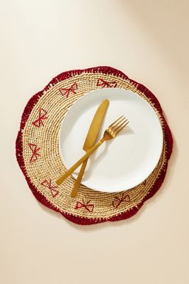 Handwoven Bow Placemat