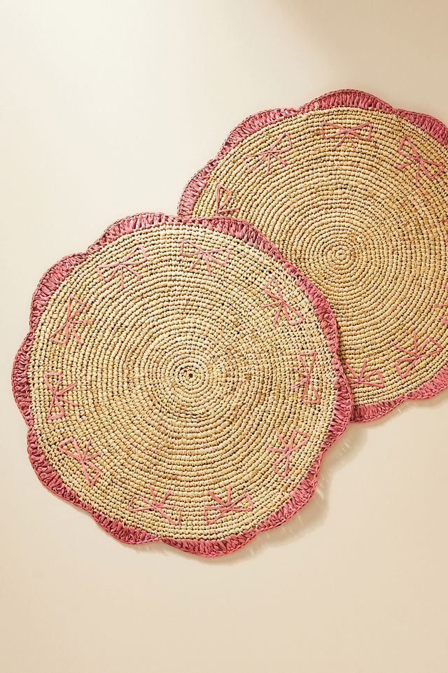 Handwoven Bow Placemat #1