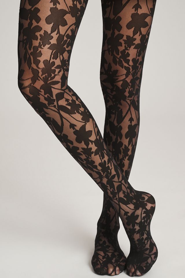 Wolford Graphic Floral Tights #1