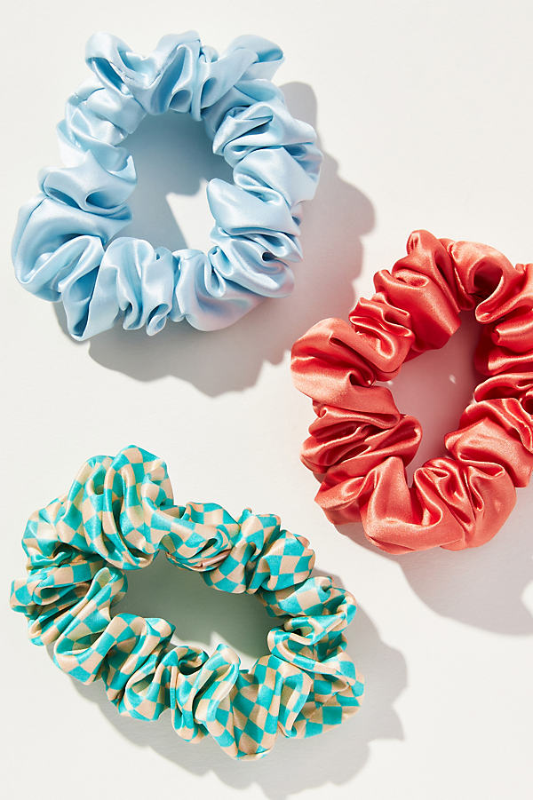Slip Silk Large Scrunchie Set In Multicolor