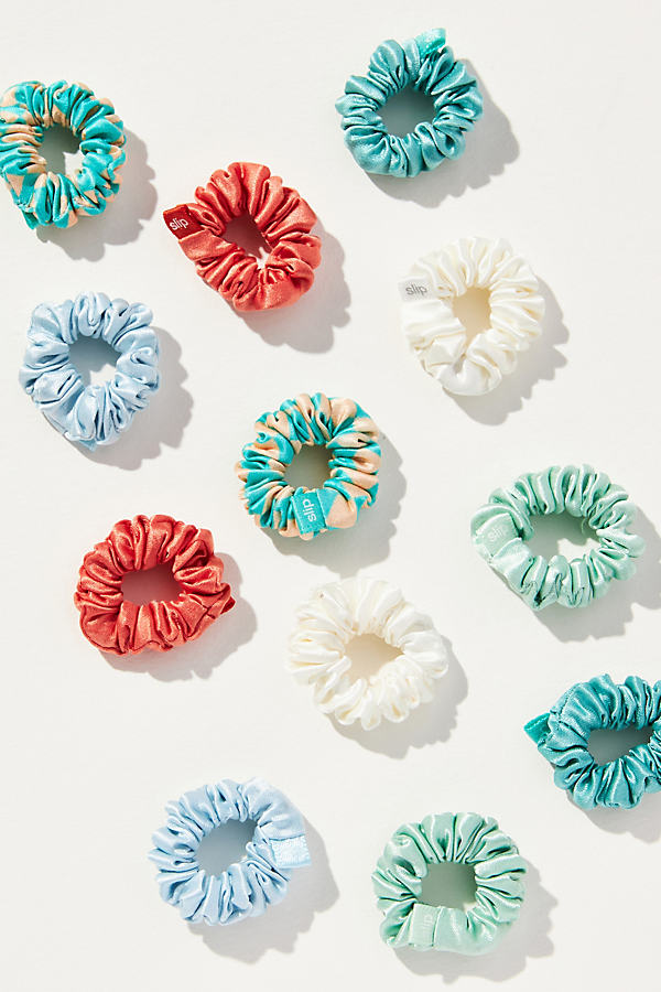 Slip Silk Mini Scrunchie Set In Multicolor