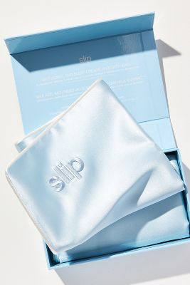 Slip Silk Pillowcase In Blue