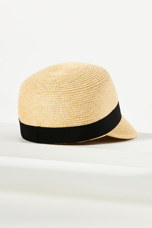 Straw Riding Cap | Anthropologie