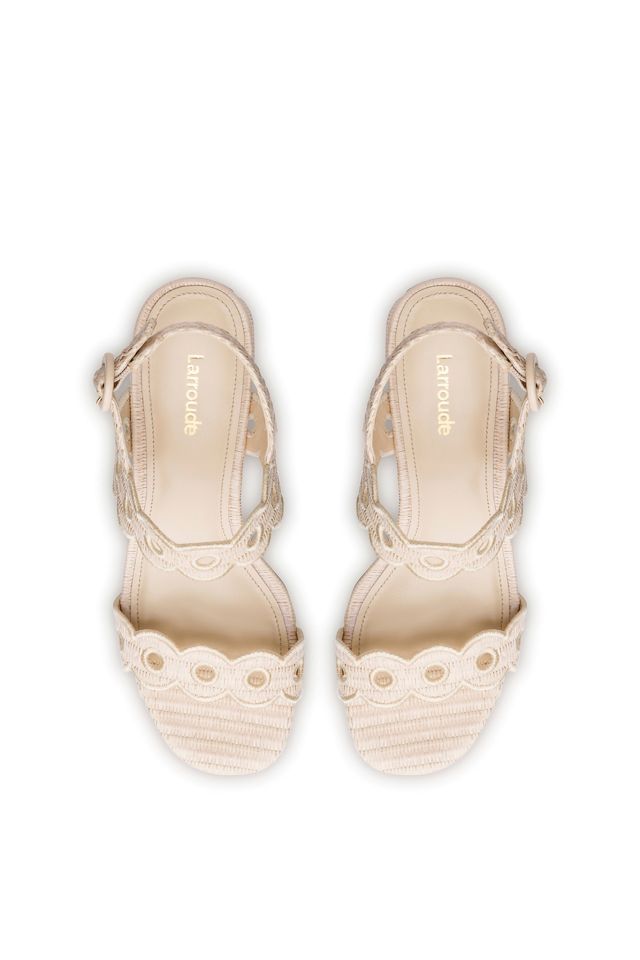 Larroudé Florence Broderie Sandal #2