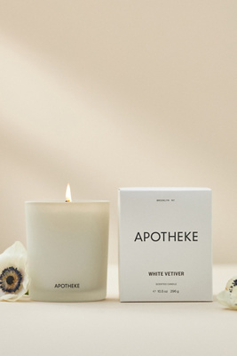 Shop Apotheke White Vetiver Boxed Candle