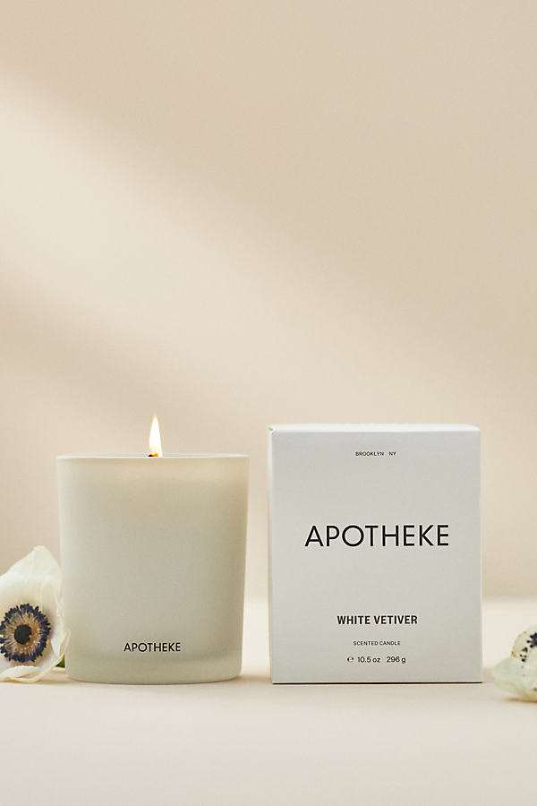 Shop Apotheke White Vetiver Boxed Candle