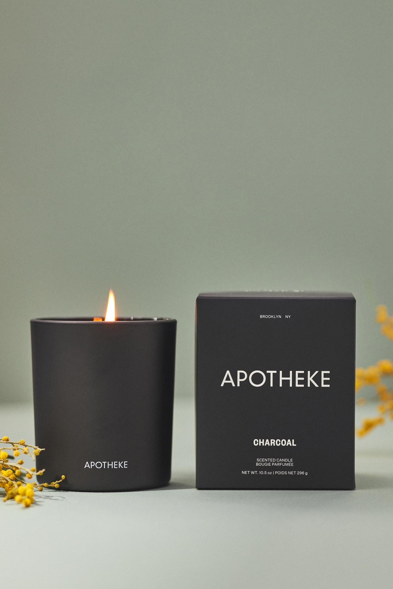 Apotheke Charcoal Boxed Candle