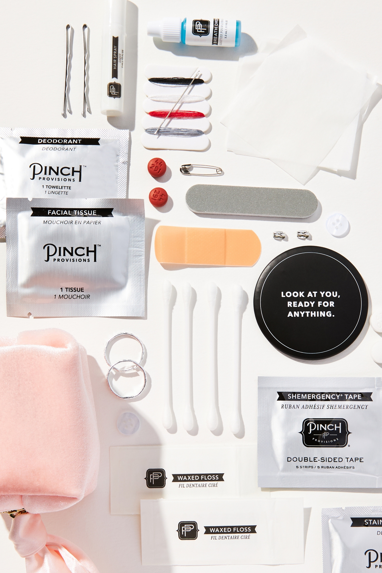 Pinch Provisions Velvet Minimergency Kit for Bridesmaids