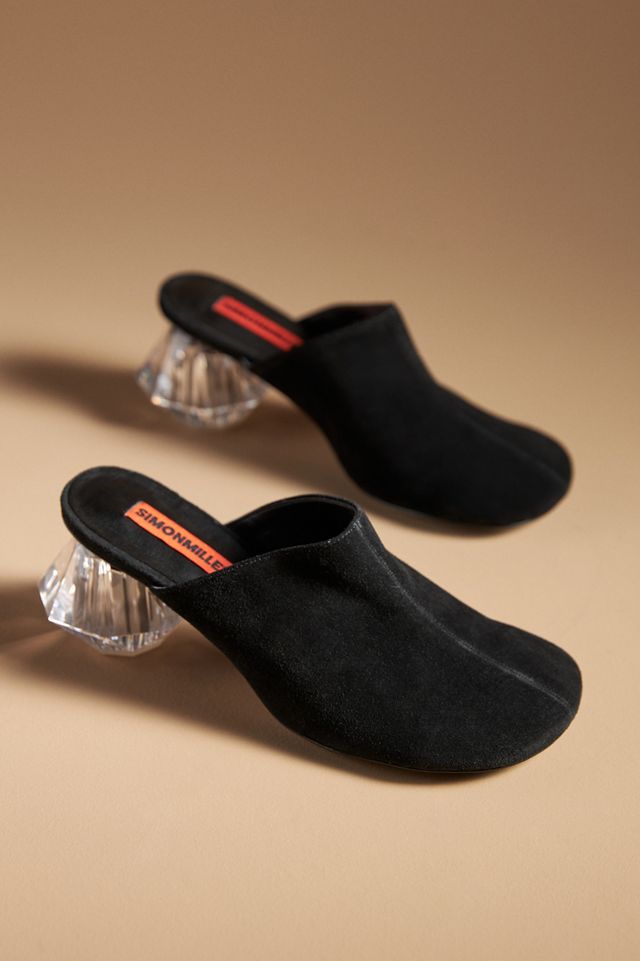 SIMONMILLER Moderno Crystal Heeled Mules #1