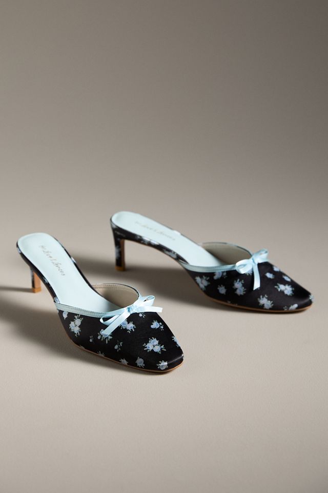 For Love & Lemons Chateau Mule Heels #1