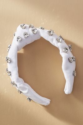 Shop Suzanne Ceremony Heart Headband In White