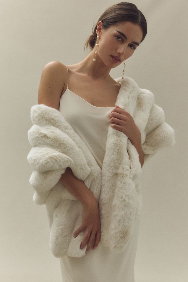 Theia Faux Fur Stole #2