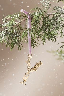 Aurelia Gold Monogram Ornament