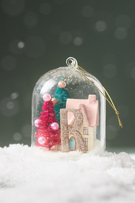 Anthropologie Home For The Holidays Monogram Ornament