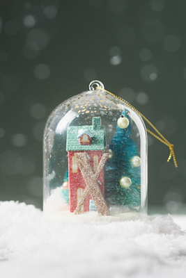 Anthropologie Home For The Holidays Monogram Ornament