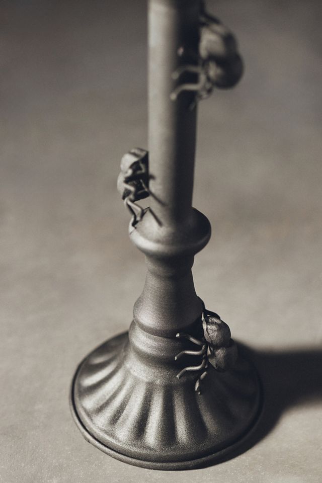 Black Spider Metal Candleholder #2