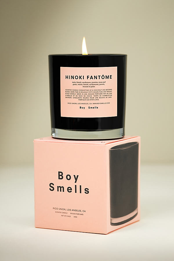 Boy Smells Hinoki Fantôme Boxed Candle In Pink