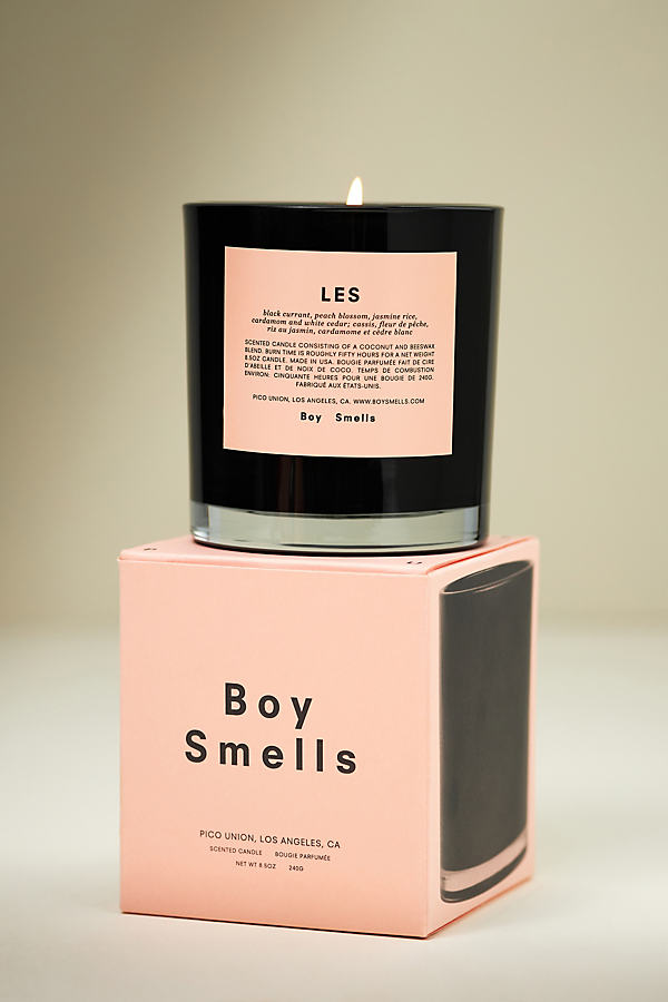 Boy Smells Les Boxed Candle In Pink