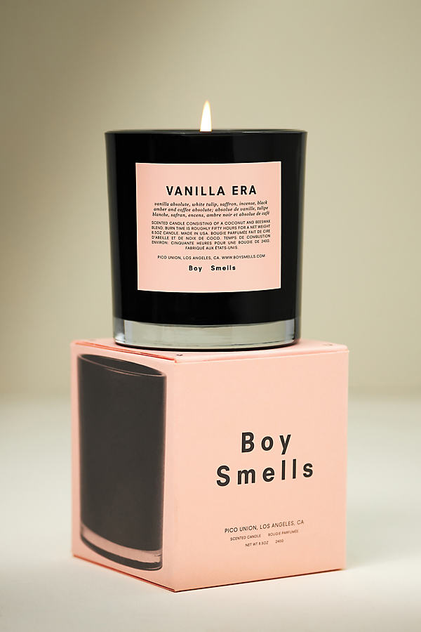Boy Smells Vanilla Era Boxed Candle In Pink