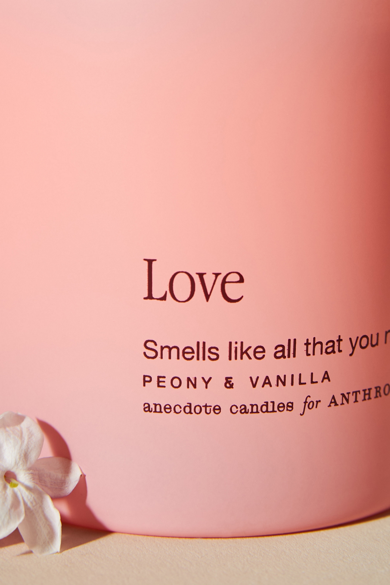 Anecdote Love Glass Candle