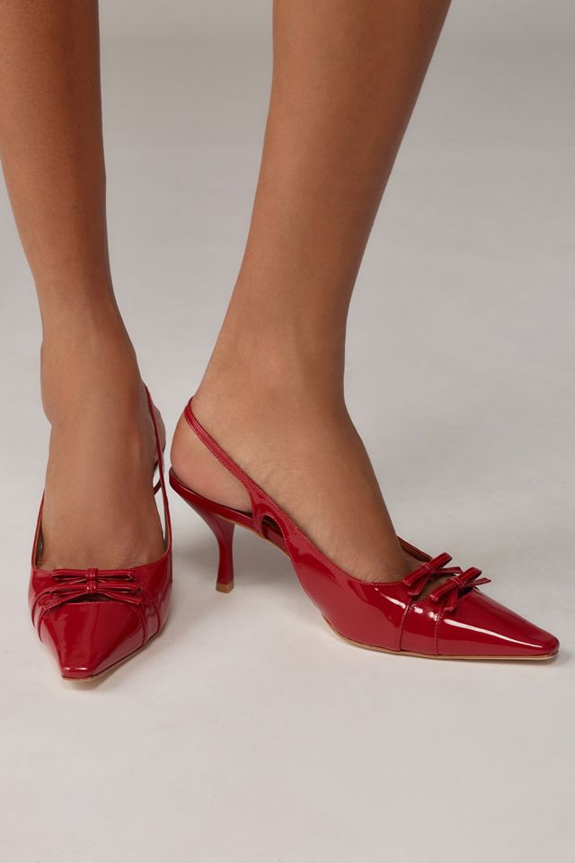 Reformation Noreen Slingback Heels #1